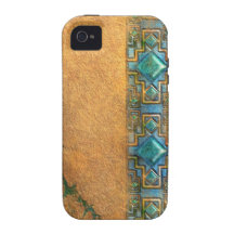 Frontera mesoamericano de la gema Case-Mate iPhone 4 fundas