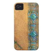 Frontera mesoamericano de la gema Case-Mate iPhone 4 cobertura