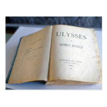 Frontispiece de "Ulises" por James Joyce Postales
