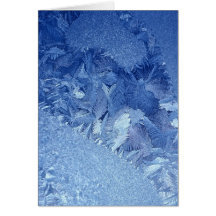 Frost empluma la tarjeta de felicitación