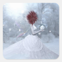 Frozen in time Stickers Calcomanía Cuadradas Personalizadas