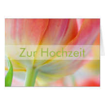 Fruehling • Glueckwunschkarte Hochzeit Felicitaciones