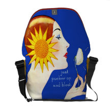 Fruncido del chica de la aleta del vintage apenas  bolsas messenger