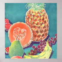 Fruta de la cocina poster
