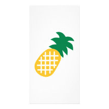 Fruta de la piña tarjeta fotografica personalizada