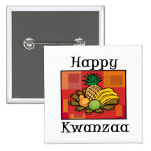 Fruta feliz de Kwanzaa Pin
