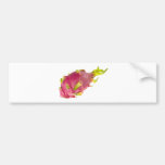 Fruta tropical - Pitaya Etiqueta De Parachoque