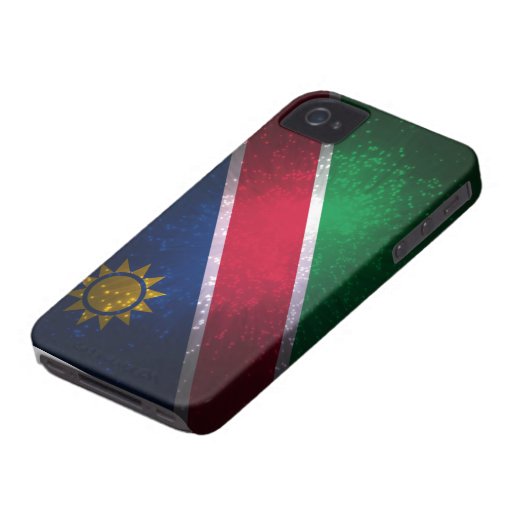 Fuego artificial; Bandera de Namibia iPhone 4 Case-Mate Carcasa