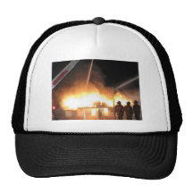 Fuego Clinton IL Pascua 2013 del garaje de Ted Gorras De Camionero