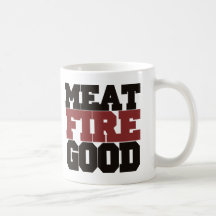 Fuego de la carne BUENO Taza De Café