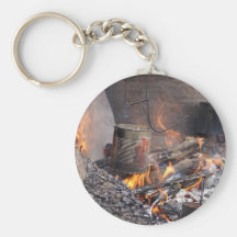 Fuego del campo llaveros personalizados