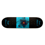 Fuego del hielo. Arte del fractal. Azul Patines Personalizados