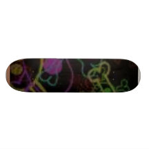 fuego, em, remolque tabla de patinar