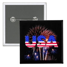 Fuegos artificiales de los E.E.U.U. Pins