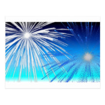 fuegos artificiales postales