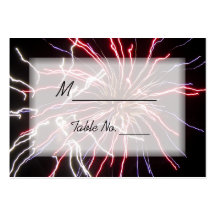 Fuegos artificiales que casan tarjetas del lugar plantilla de tarjeta personal