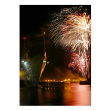 Fuegos artificiales plantillas de tarjeta de negocio