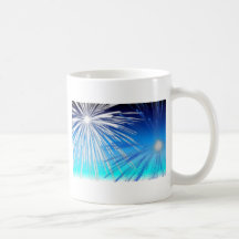 fuegos artificiales taza de café