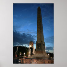 Fuente conmemorativa del obelisco de los veteranos poster