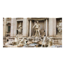 Fuente del Trevi Tarjetas Fotograficas Personalizadas