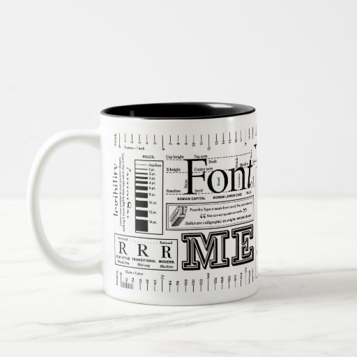 Fuente yo tipografía tazas de café