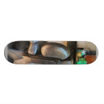 Fuentes de la silla y del pelo de peluquero patines personalizados