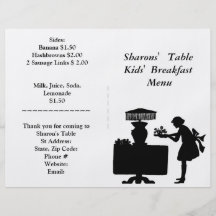 Fuentes del restaurante, personalizar del menú del tarjetones