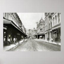 Fuerte Street, Honolulu, 1900 Posters