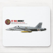 Fuerza aérea de NTM08 EF-18A España Alfombrillas De Ratones