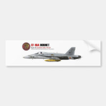 Fuerza aérea de NTM08 EF-18A España Pegatina De Parachoque