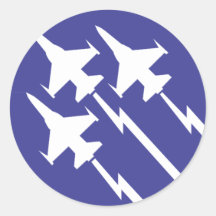 Fuerza aérea etiqueta redonda