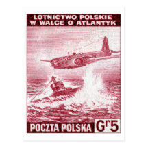 Fuerza aérea polaca de WWII Postal