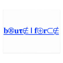 fuerza bruta postal