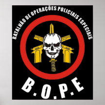 Fuerza de policía especial de BOPE Tropa De Elite  Posters