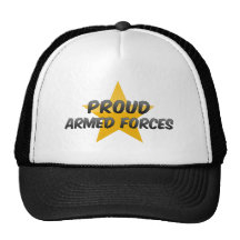 Fuerzas armadas de arma orgullosas gorra