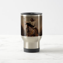 Funcionamiento con el búfalo taza de café