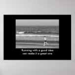 Funcionamiento con una impresión de motivación de  posters