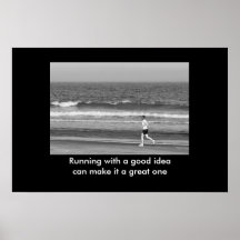 Funcionamiento con una impresión de motivación de  posters