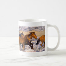 Funcionamiento de los caballos taza de café