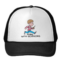 funcionamientos con el muchacho de las tijeras gorro de camionero