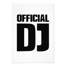 Funcionario DJ Invitacion Personalizada