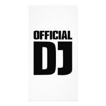 Funcionario DJ Tarjeta Con Foto Personalizada