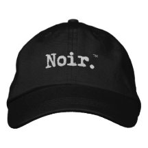 Funcionario Noir Gorra De Béisbol Bordada