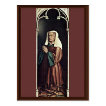 Fundador de rogación del altar Isabel Borluut (Por Tarjeta Postal