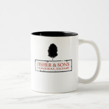 Funeraria de Fisher y de los hijos Tazas De Café