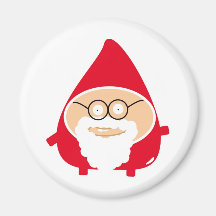 Funny Cute Santa Claus Kühlschrankmagnete