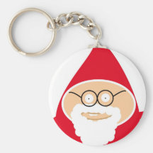 Funny Cute Santa Claus Schlüsselband
