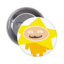 FUNNY XMAS STAR ANSTECKNADEL