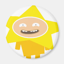 FUNNY XMAS STAR MAGNETS