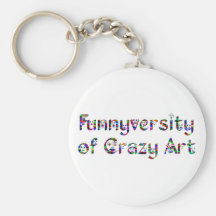 Funnyversity of Crazy Art Schlüsselanhänger